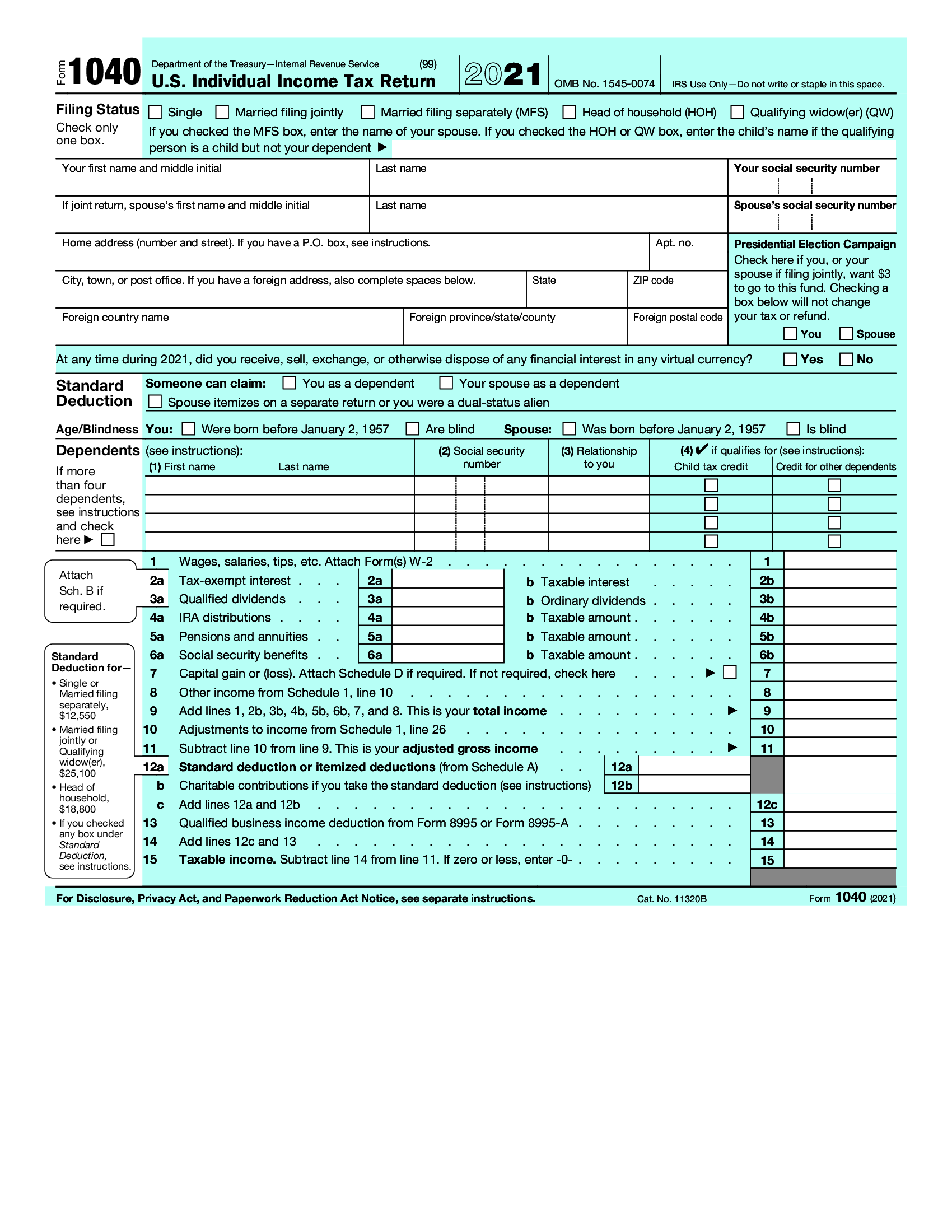 1040 Form Instructions 2022 1040 form instructions